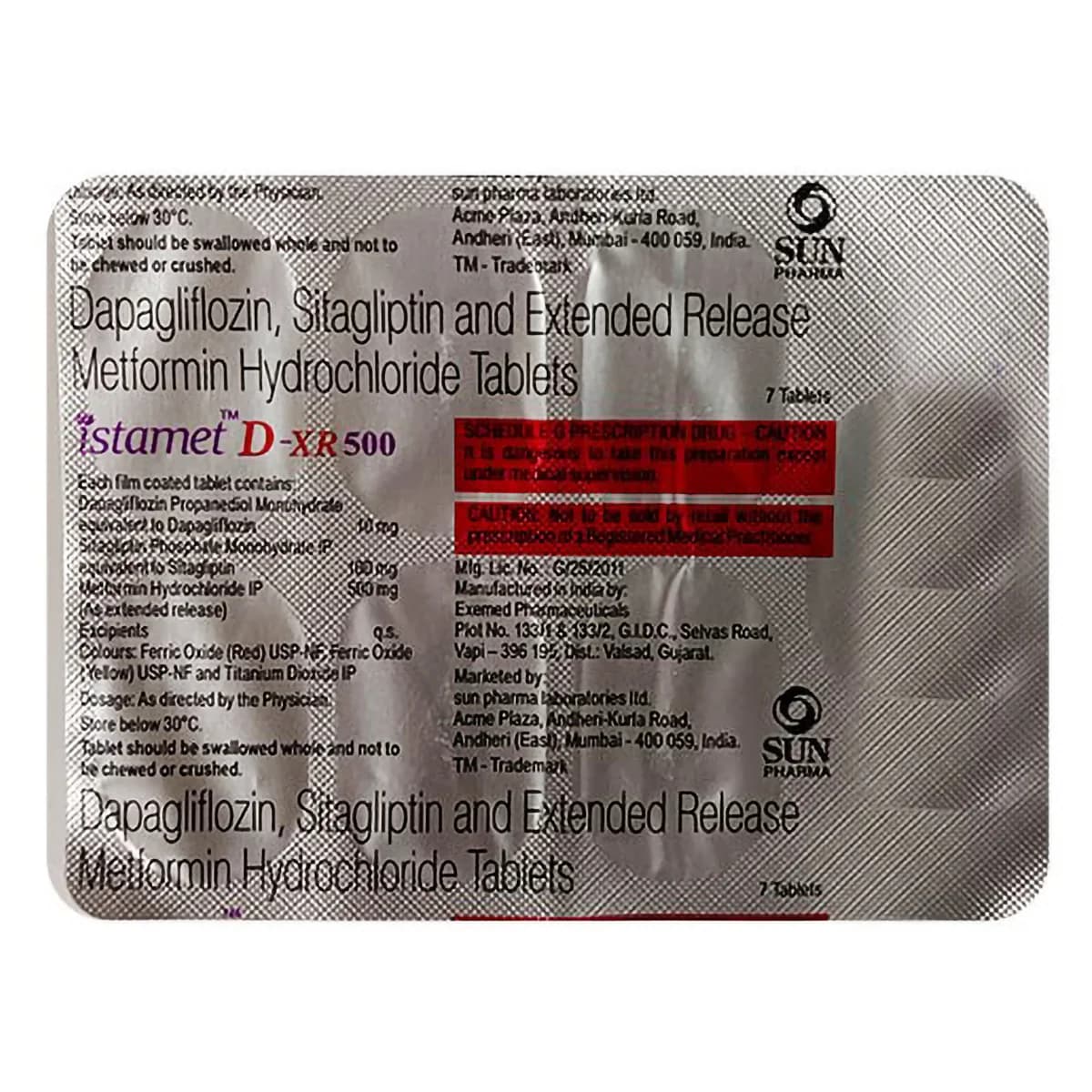 ISTAMET D XR 500 TAB 7`S