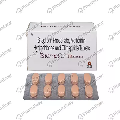ISTAMET G-IR 50/500/1MG TAB