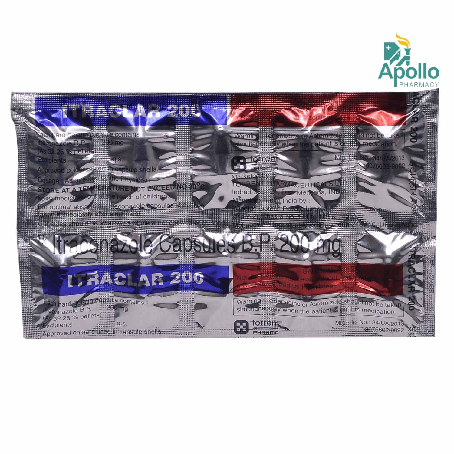 ITRACLAR 200MG CAP