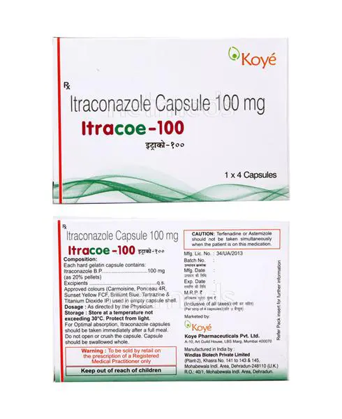 ITRACOE 100MG CAP