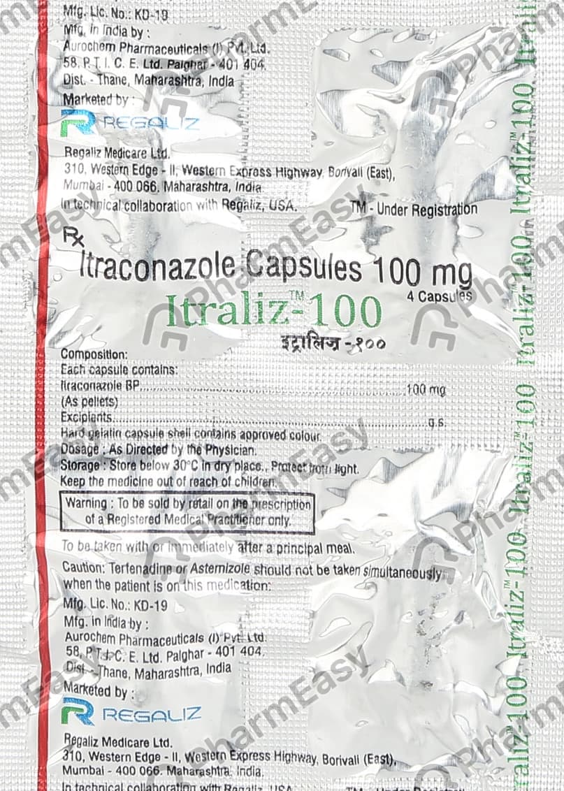 ITRALIZ 100MG CAPS