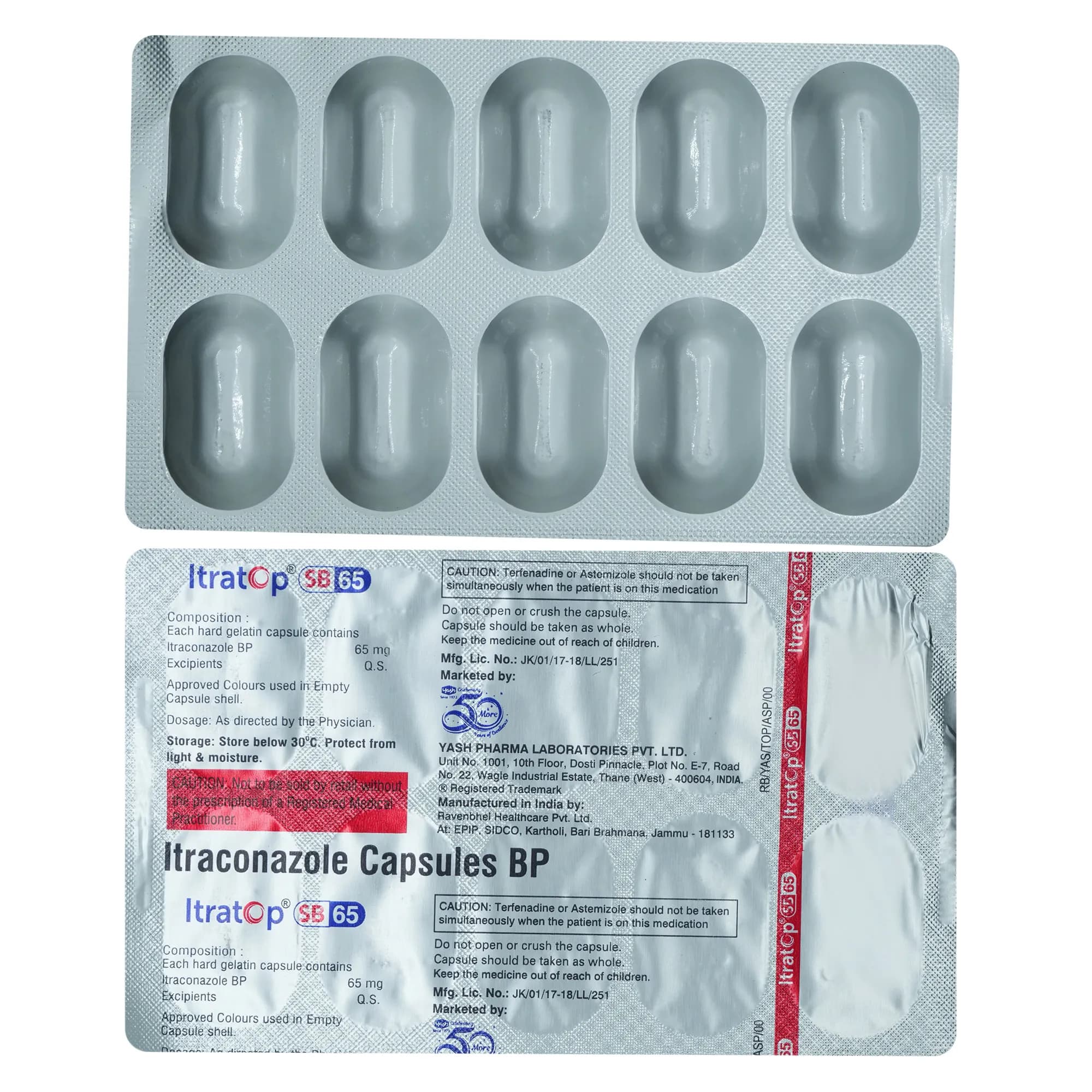 ITRASYS SB 65 TAB 10`S