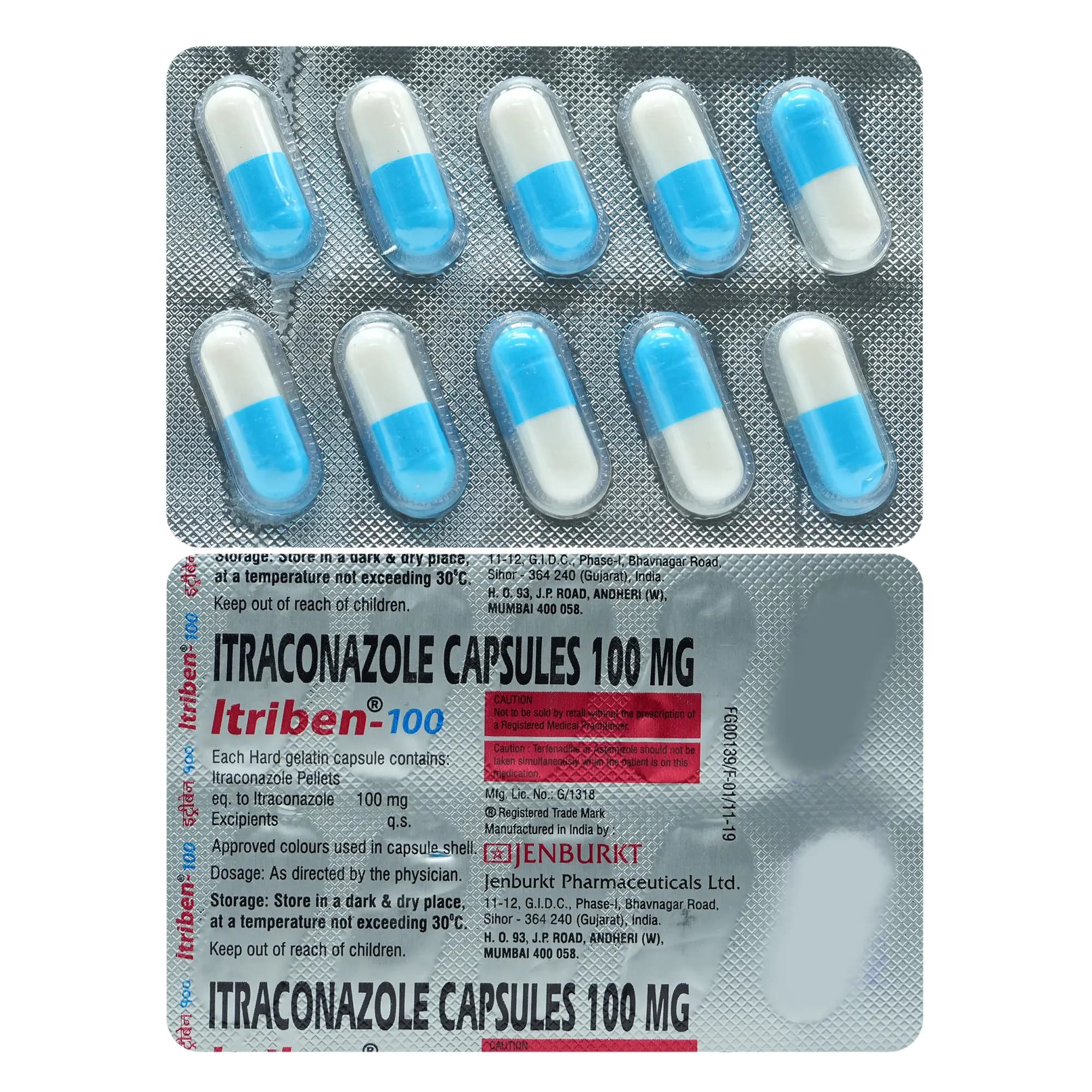 ITRIBEN 100 CAP