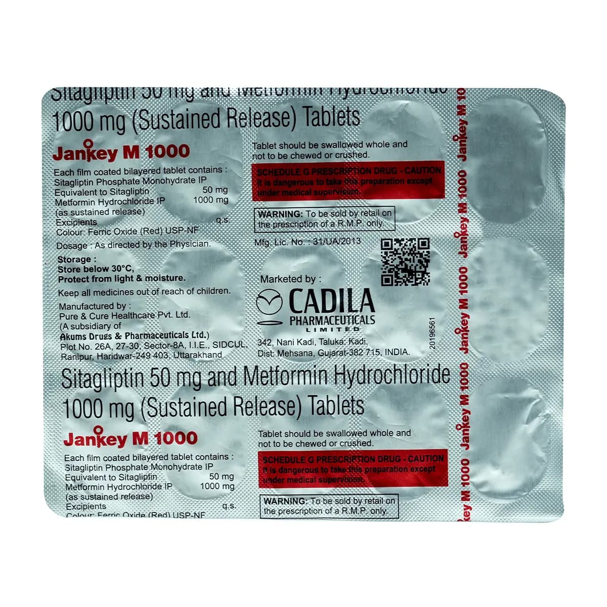 JANKEY M 1000MG TAB