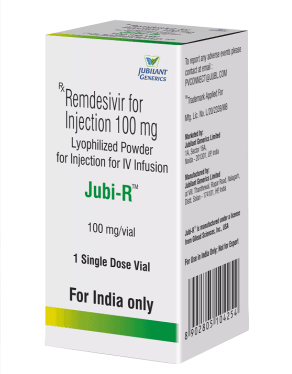 JUBI-R 100MG VIAL