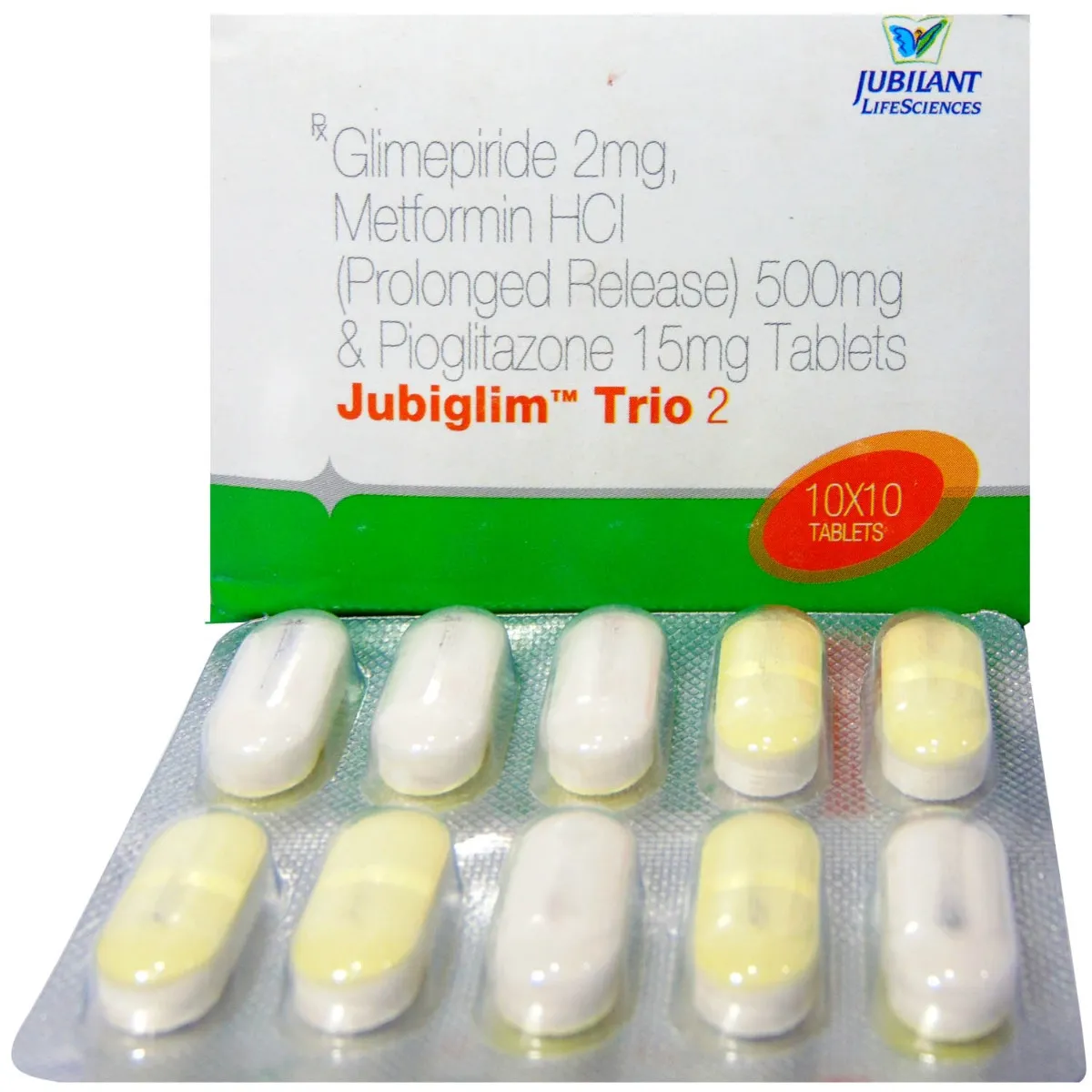 JUBIGLIM TRIO 2MG TAB*