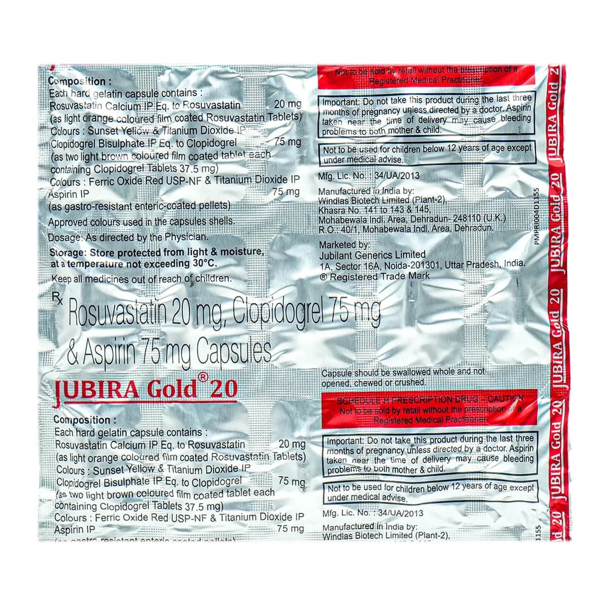 JUBIRA GOLD 20MG TAB