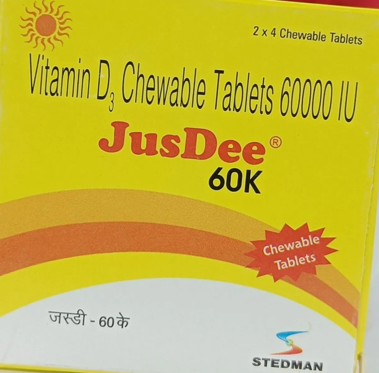 Jusdee 60K Chewable Tablet