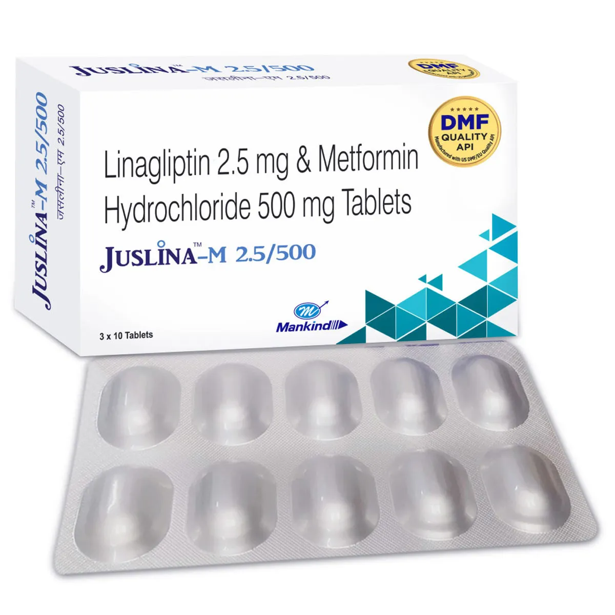 Juslina M 2.5/500 Tab