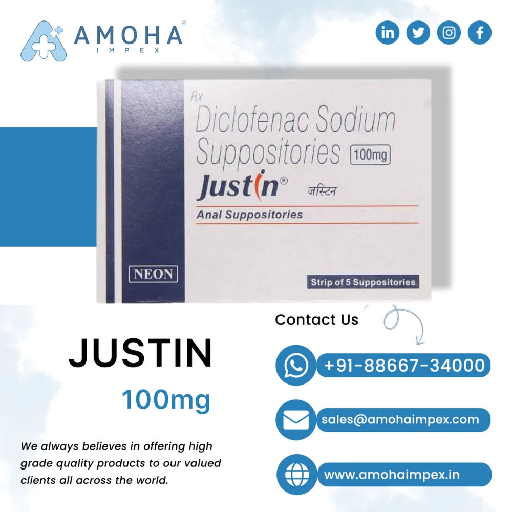 JUSTIN 100MG SUPP