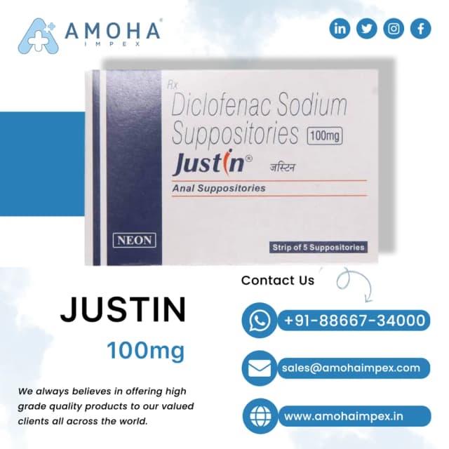 Justin 100MG Supp