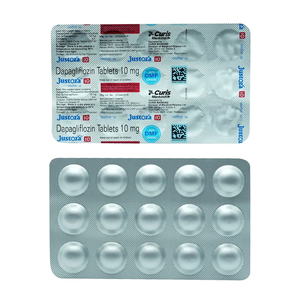 JUSTOZA-B 2.5MG TAB