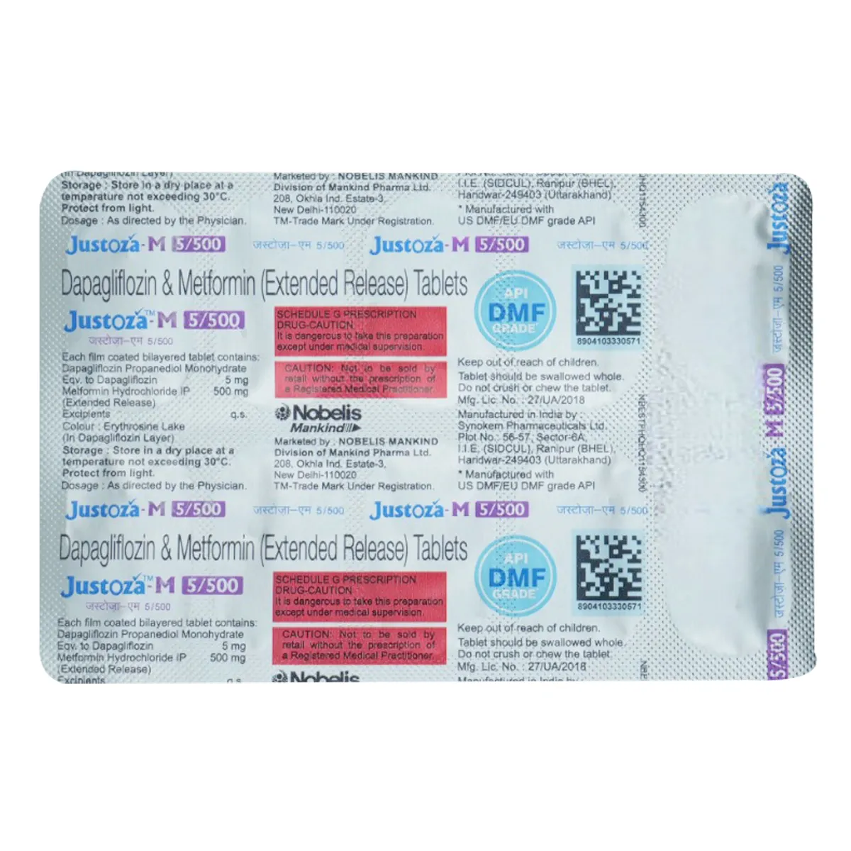 JUSTOZA-M 5/500 TAB