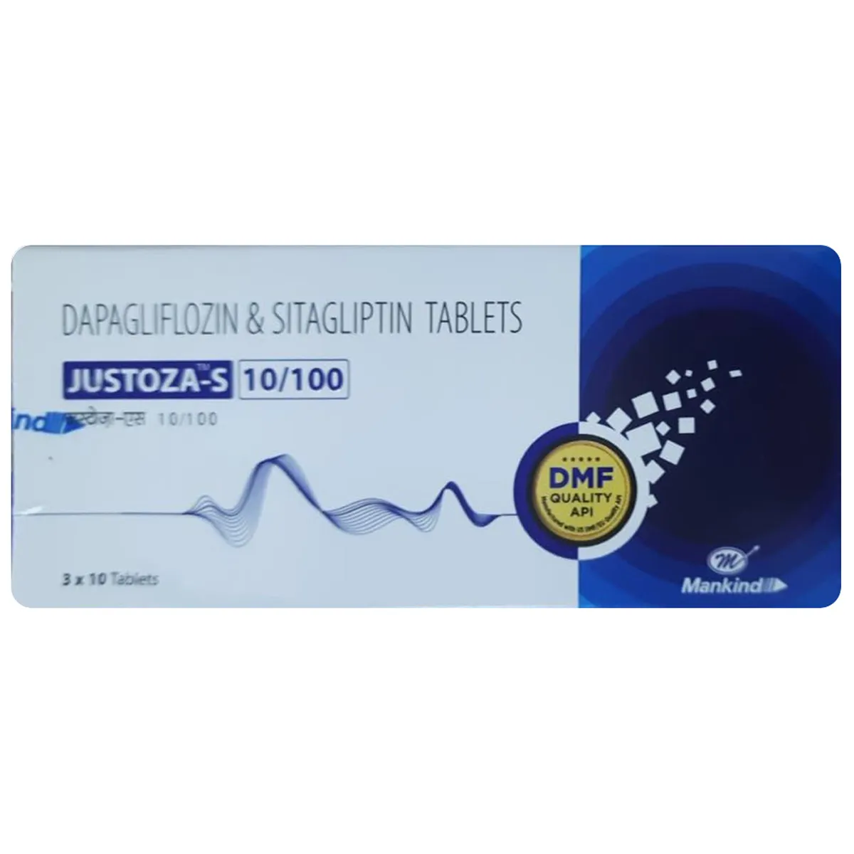 JUSTOZA-S 10/100MG TAB