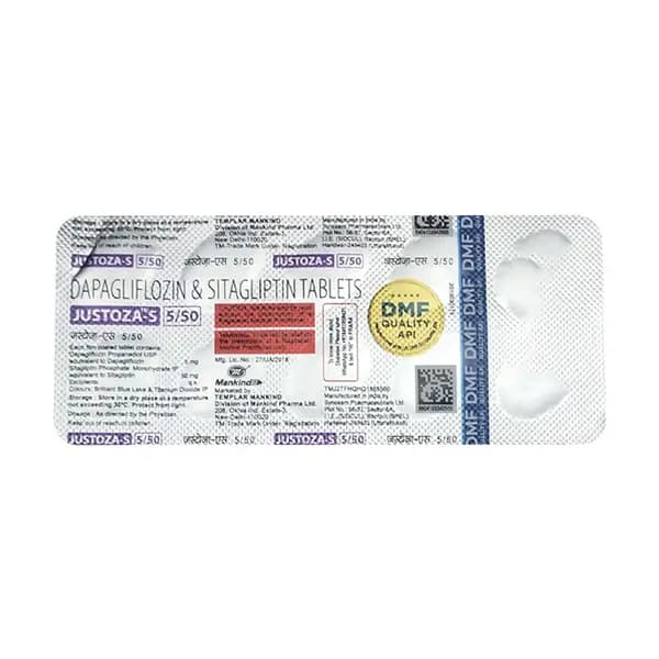 JUSTOZA-S 5/50MG TAB