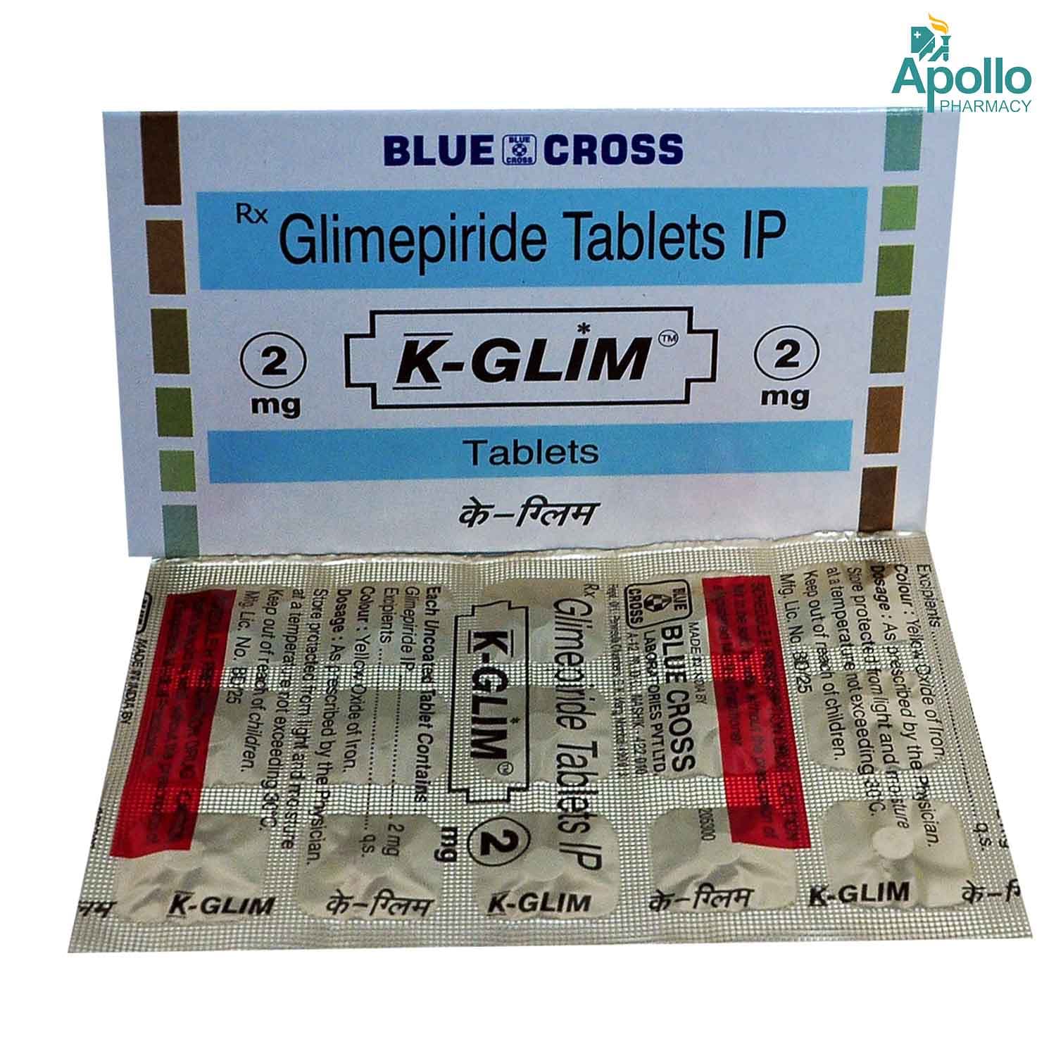 K-GLIM 2MG TAB