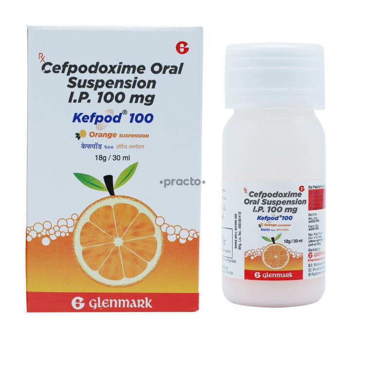 KEFPOD 100 ORANGE SUSP WFI