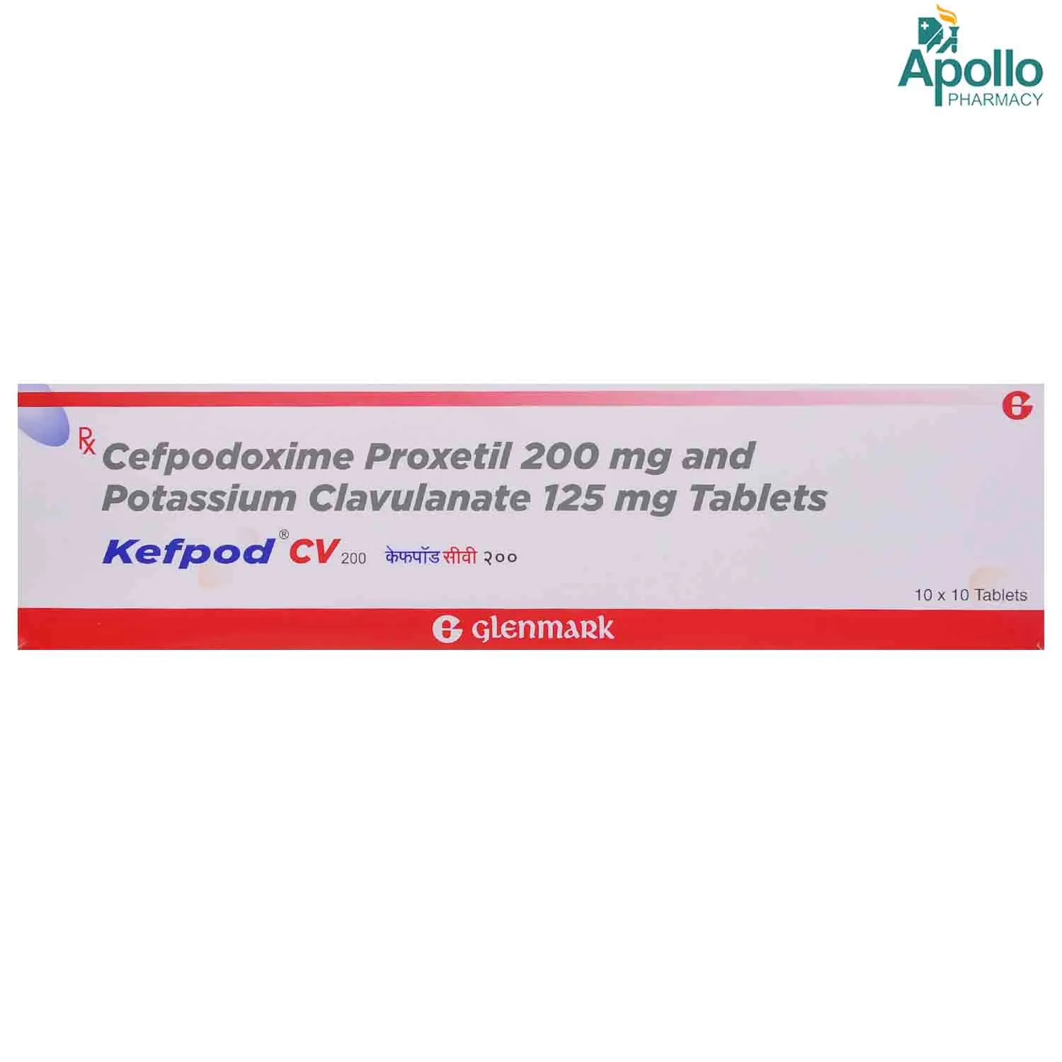 KEFPOD CV 200MG 10`S