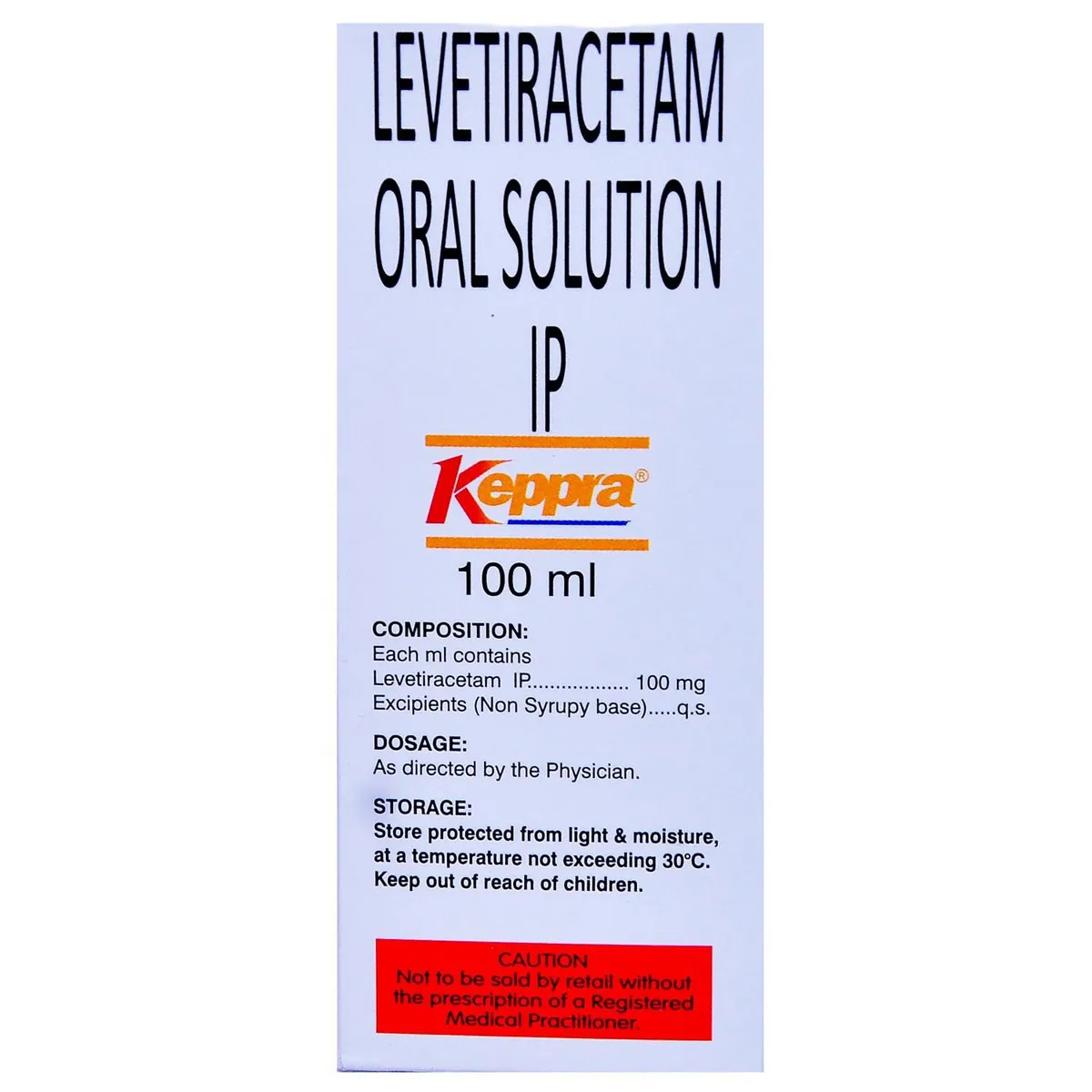 KEPPRA 10% ORAL SOLUTION
