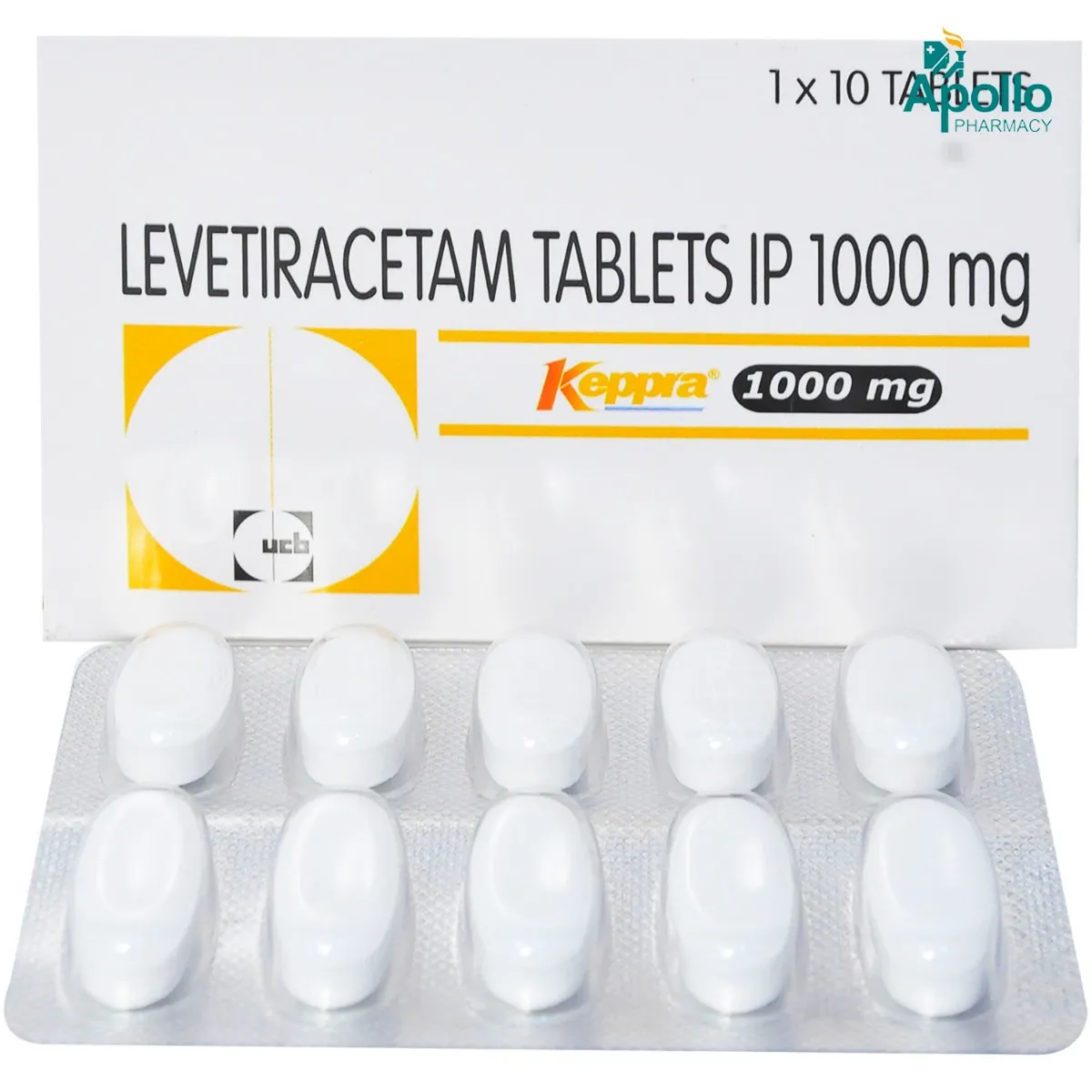 KEPPRA 1000MG 10`S