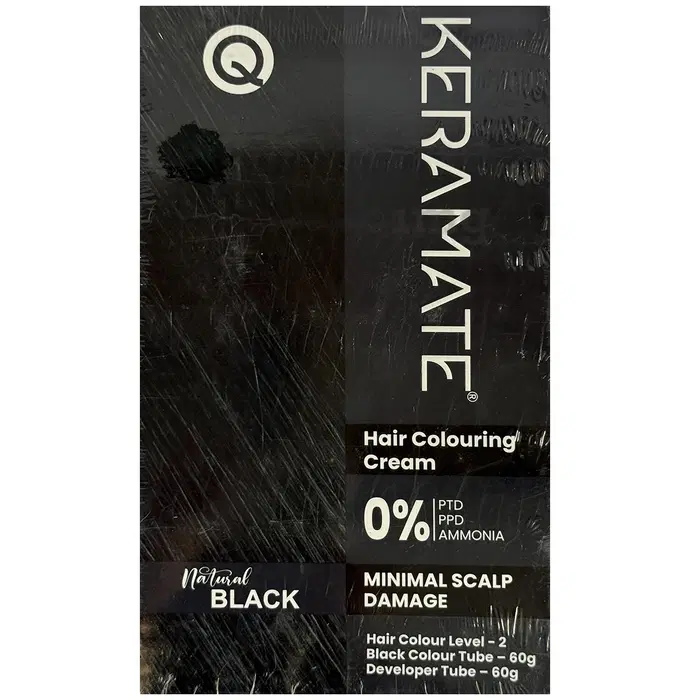 KERAMATE HAIR COLOUR BLACK