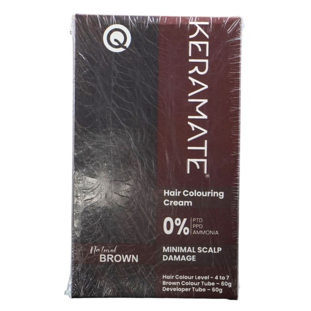 KERAMATE HAIR COLOUR BROWN