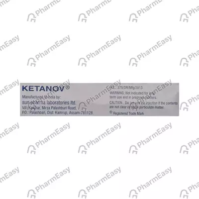 KETANOV INJ