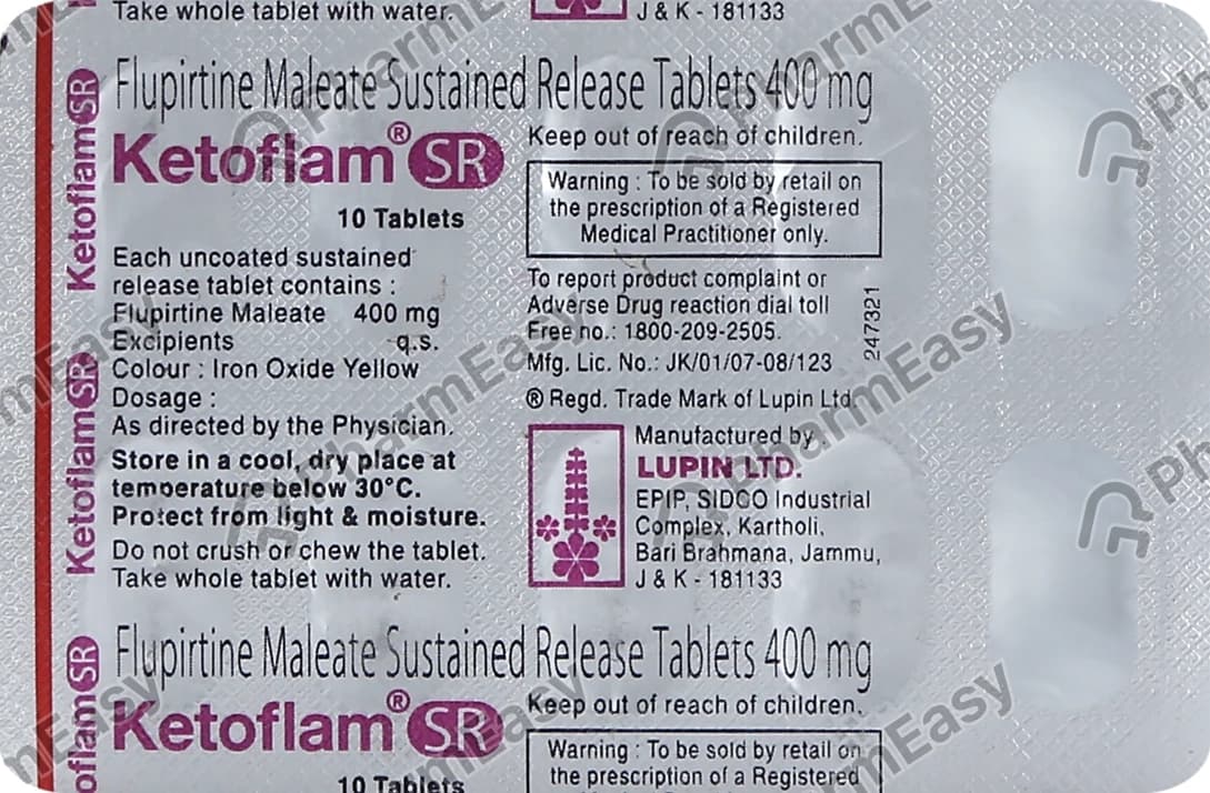 KETOFLAM SR TAB