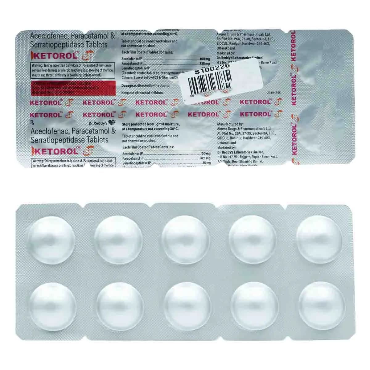 KETOROL SP TAB