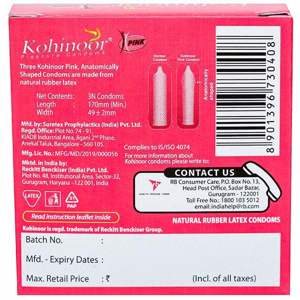 KOHINOOR PINK 3`S