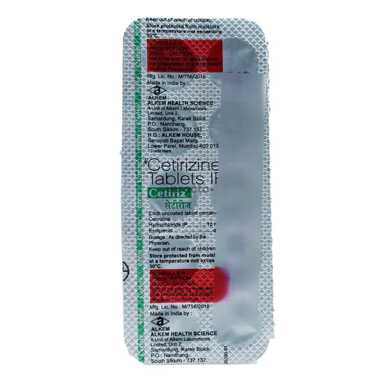 L-CETIRIZ TAB