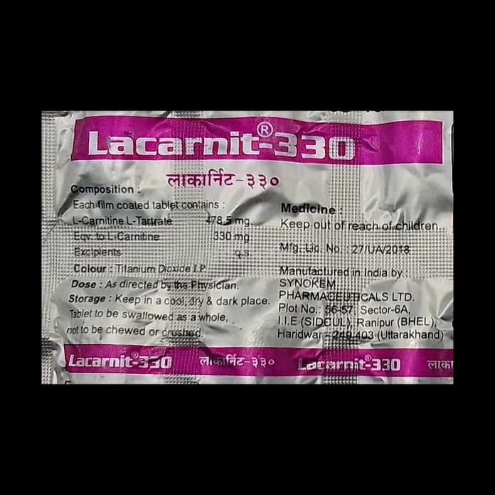 LACARNIT 330MG TAB
