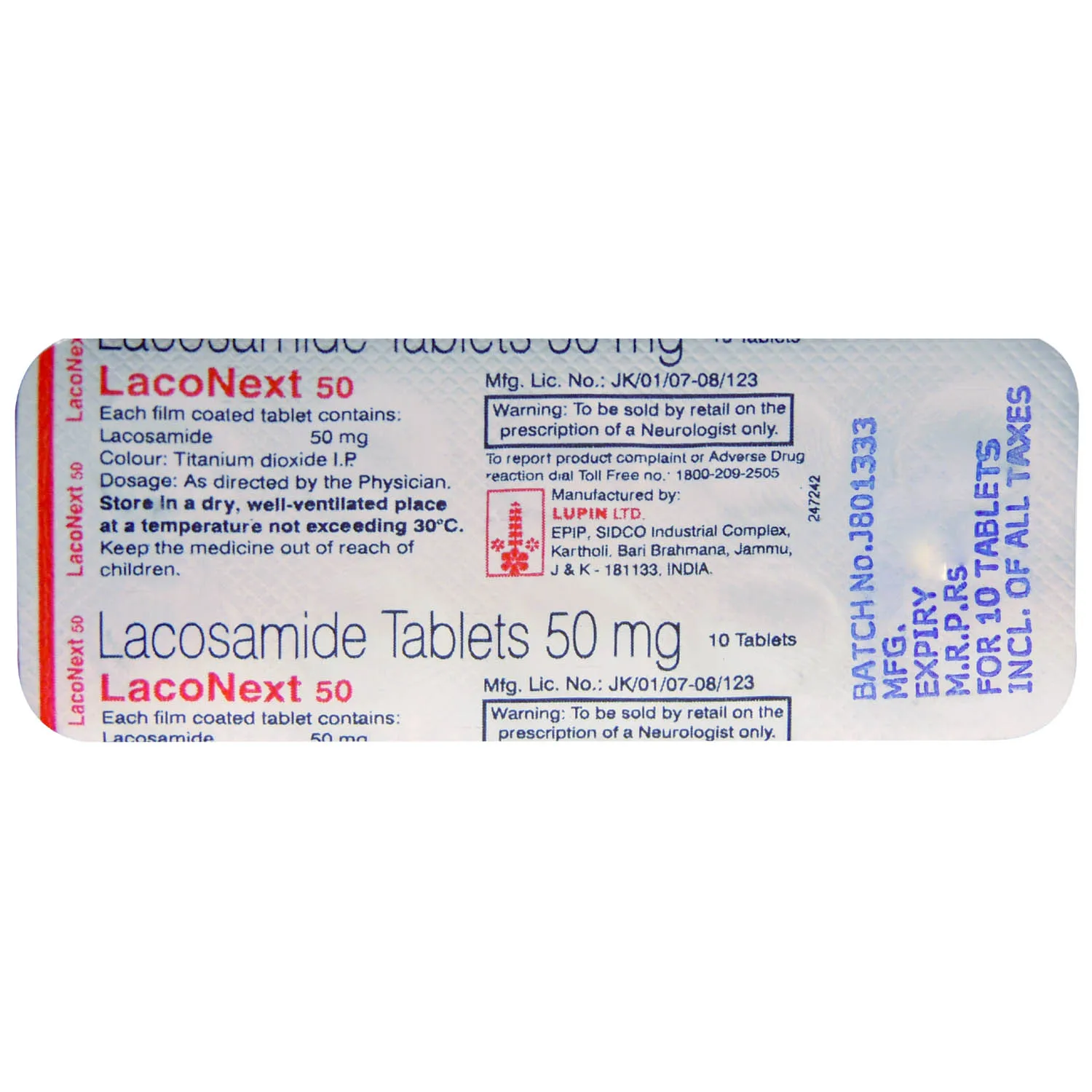 LACONEXT 50MG TAB