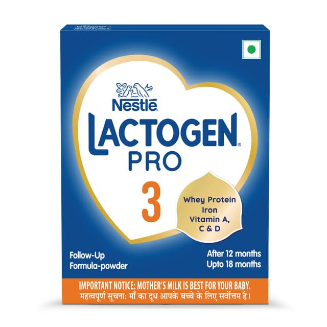Lactogen Pro 3 Follow Up Formula Powder (After 12 Months Upto 18 Months)