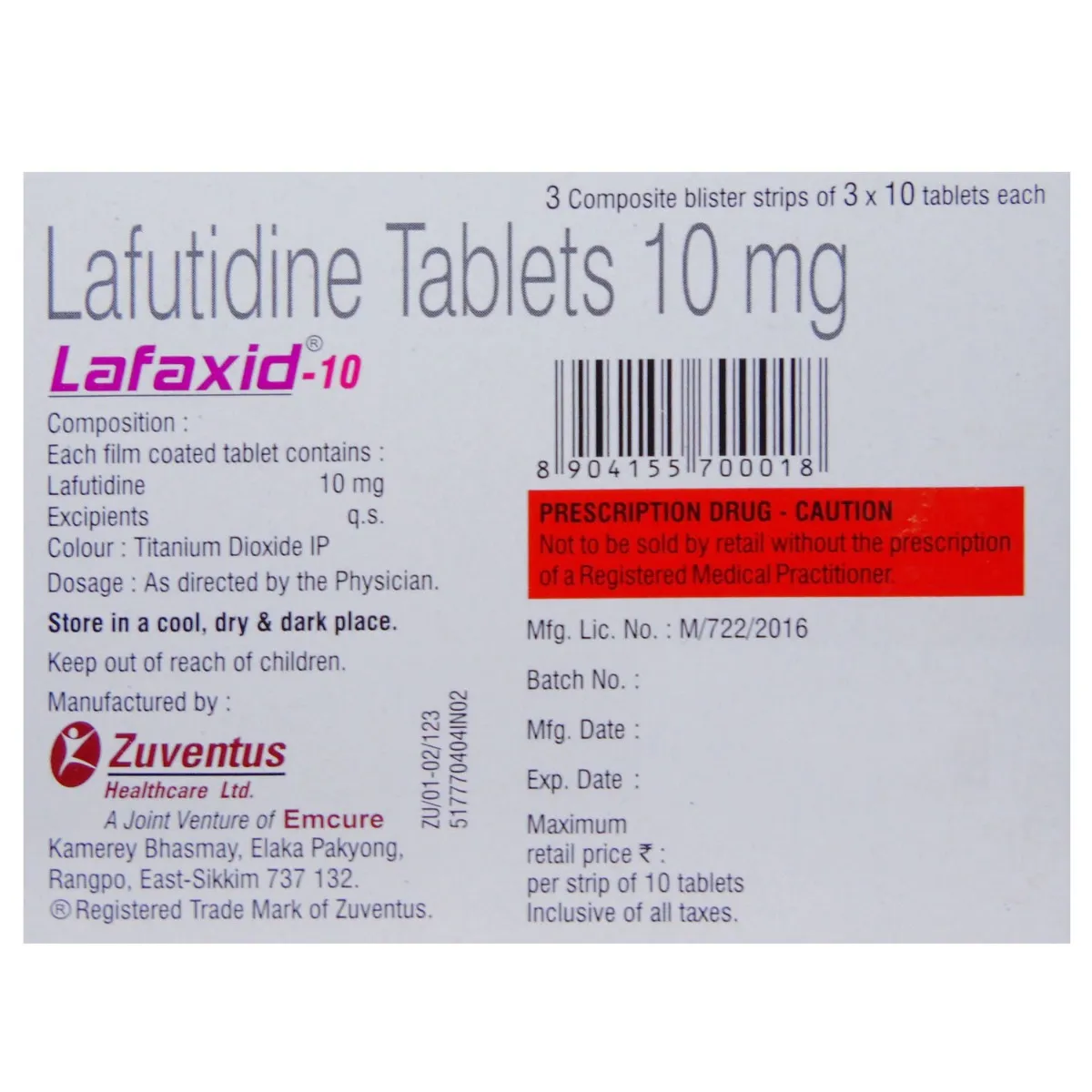 LAFAXID TAB