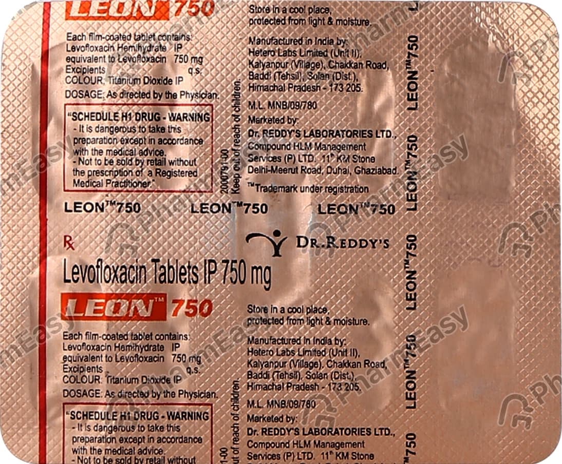 LEON 750MG TAB 5`S
