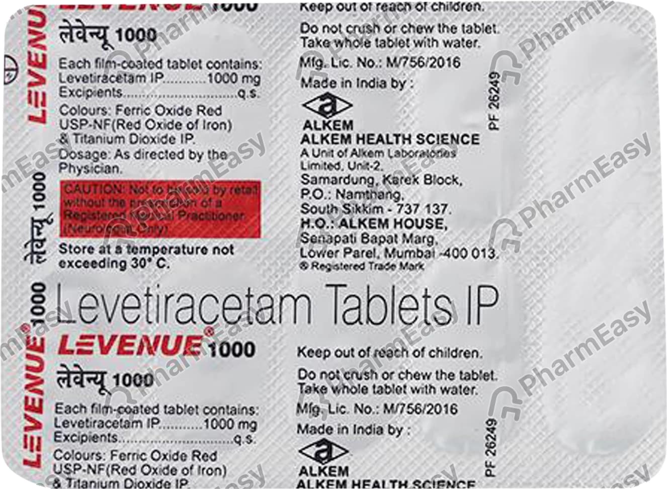 LEVENUE 1000MG TAB