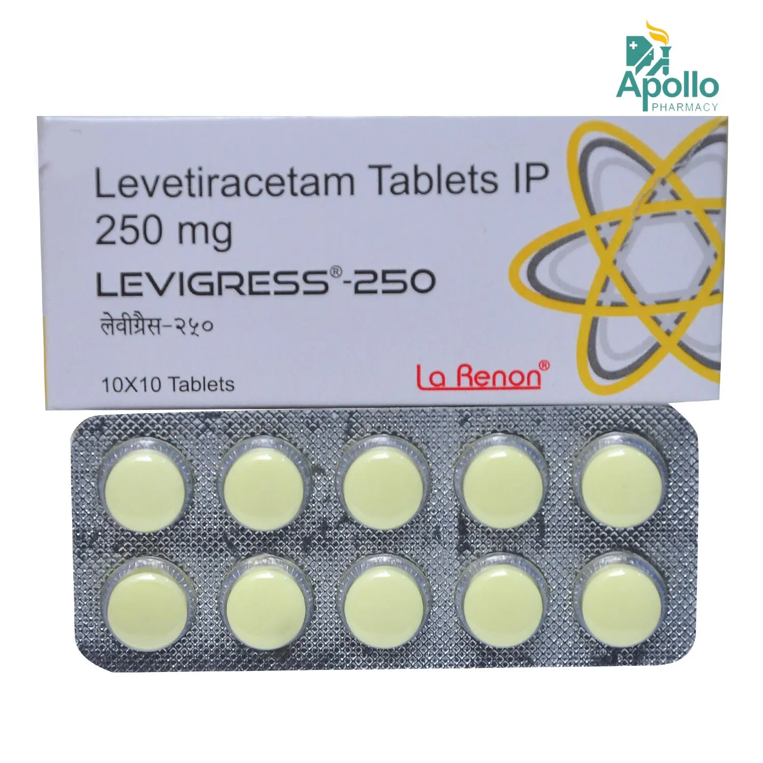 LEVIGRESS 250MG TAB
