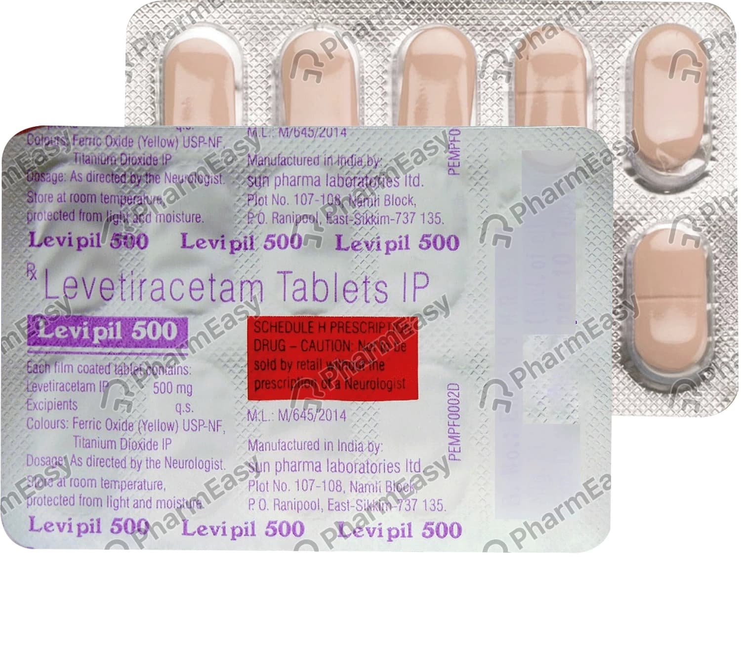 Levipil 500 Tablet