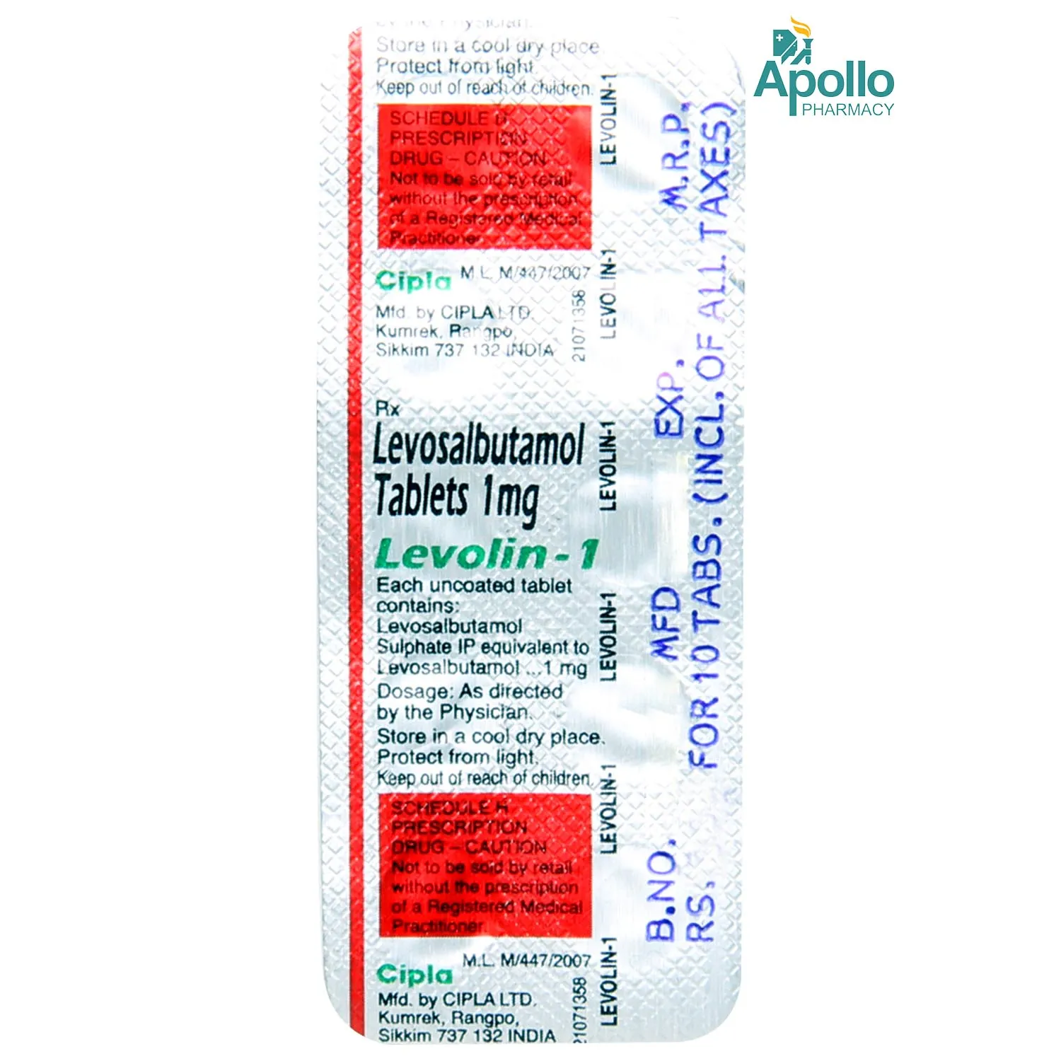 LEVOLIN-1MG TAB