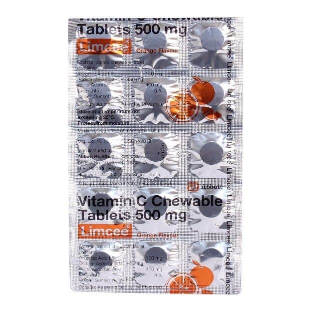 Limcee Orange Chewable Tablet