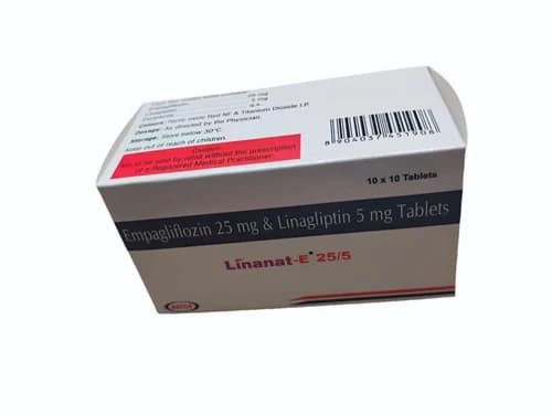 LINANAT-E 25/5MG TAB