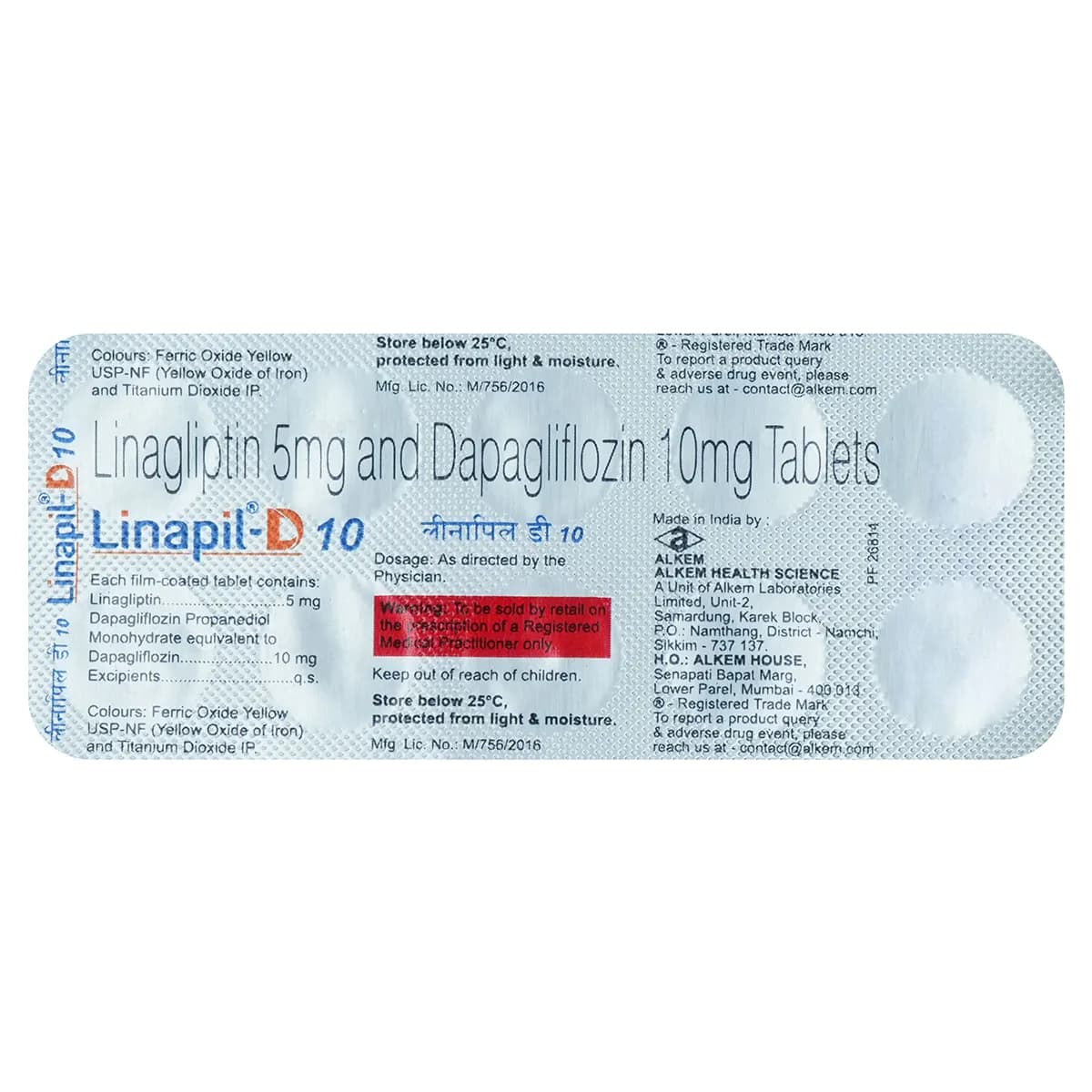 LINAPIL D 10 TAB