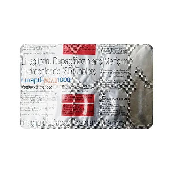 Linapil-Dm 1000MG Tab