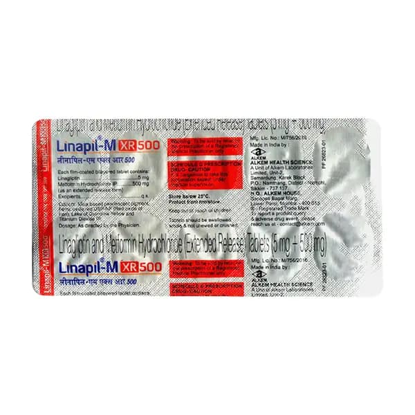 LINAPIL-M XR 500MG TAB