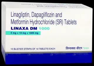 LINAXA DM 1000MG TAB