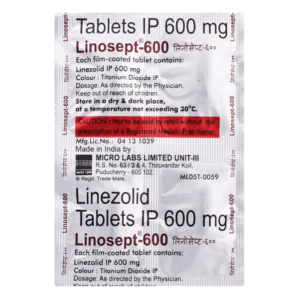 LINOSEPT-600MG TAB