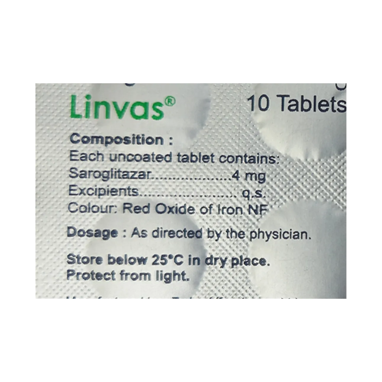 LINVAS 4MG TAB