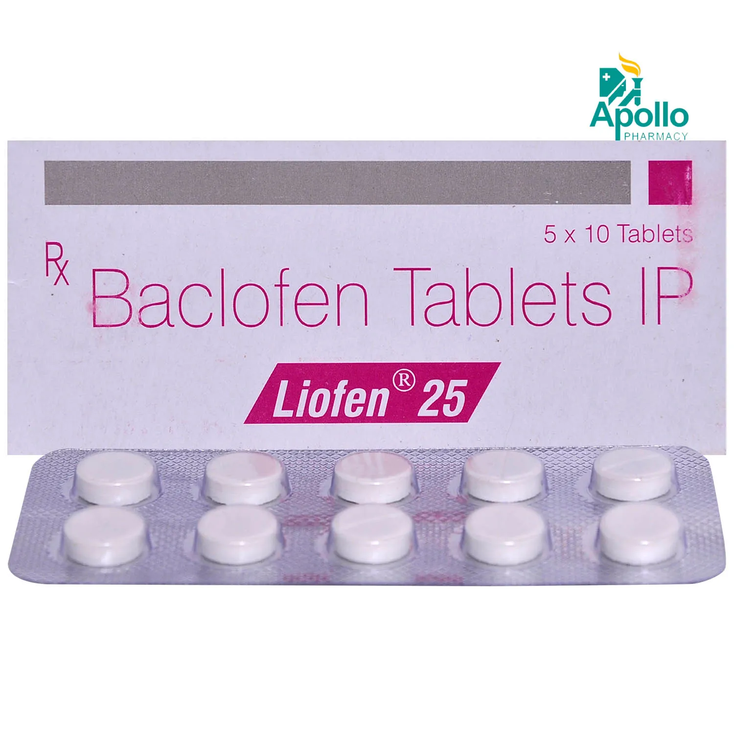 LIOFEN 25MG TAB 10`S