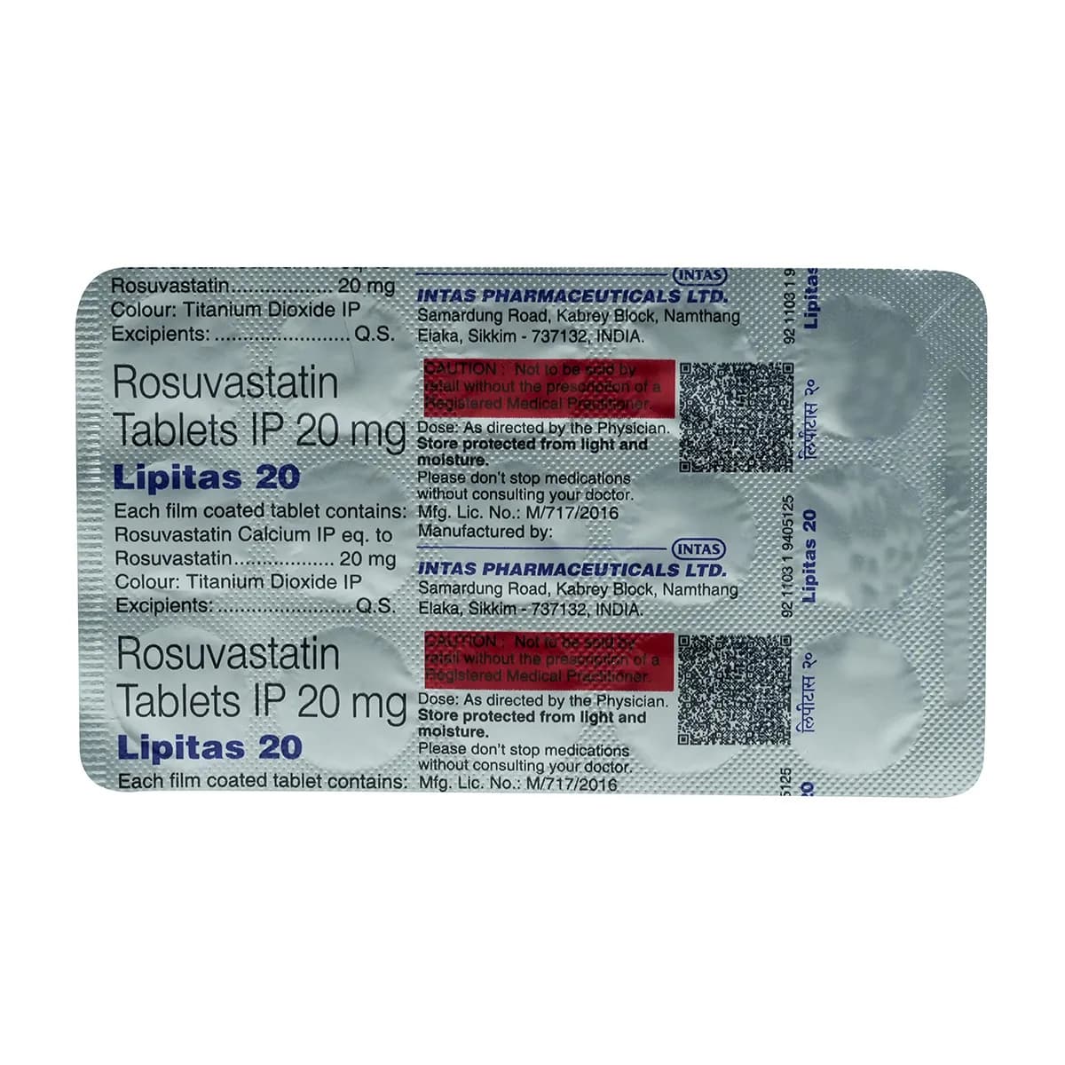 LIPIBOND 20MG TAB